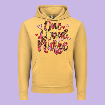 One Loved Nurse Vintage Hoodie Designed By Jahusdesignshop