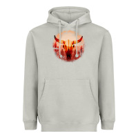 Moon Dust Western Cowboy Sunset Bull Skull Heavyweight Hoodie - Bettercallsaul