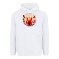 White Western Cowboy Sunset Bull Skull Heavyweight Hoodie - Bettercallsaul