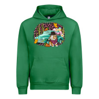 Emerald Western rabbit Easter Day Urban Hoodie - CowGirlArtShop