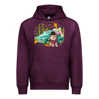 Mauve Wine Western rabbit Easter Day Urban Hoodie - CowGirlArtShop