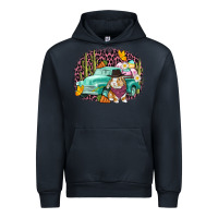 Navy Western rabbit Easter Day Urban Hoodie - CowGirlArtShop
