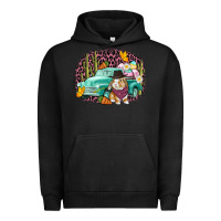 Pigment Black Western rabbit Easter Day Urban Hoodie - CowGirlArtShop