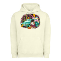 Pigment Pistachio Western rabbit Easter Day Urban Hoodie - CowGirlArtShop