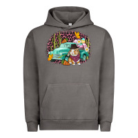 Pigment Tornado Western rabbit Easter Day Urban Hoodie - CowGirlArtShop