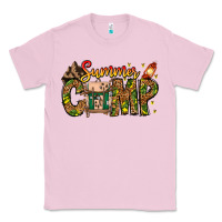 Bubblegum Pink Summer Camp Classic Tee - CowhideDigitalArt