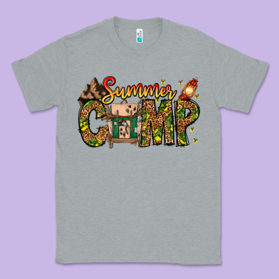 Summer Camp Classic Tee Designed By Cowhidedigitalart