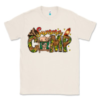 Natural Summer Camp Classic Tee - CowhideDigitalArt
