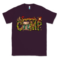 Plum Summer Camp Classic Tee - CowhideDigitalArt
