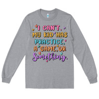 Heather Grey sports mom Long Sleeve Tee - MaliasSmallBusiness