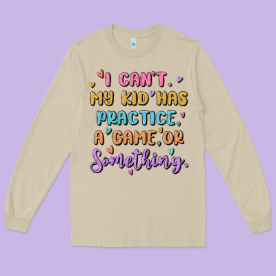 Sports Mom Long Sleeve Tee Designed By Maliassmallbusiness