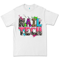 White nail tech Premium Tee - Zillion Design Studio