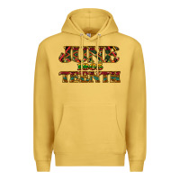 Antique Gold juneteenth 1865 Premium Hoodie - NancyCooperArtShop