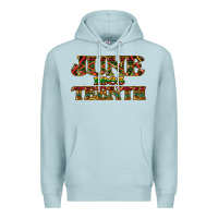 Blue Mist juneteenth 1865 Premium Hoodie - NancyCooperArtShop