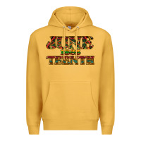 Mustard juneteenth 1865 Premium Hoodie - NancyCooperArtShop