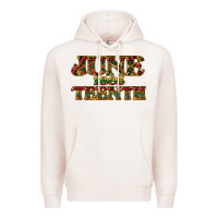 Pale Pink juneteenth 1865 Premium Hoodie - NancyCooperArtShop