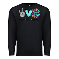Black Peace Love Sunshine Premium Sweatshirt - Bettercallsaul