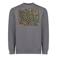 Storm leopard with turquoise glitter Heavyweight Sweatshirt - Artiststas