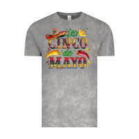 Cloud Rock cinco de mayo with pepper and sombrero Vintage Tee - Artiststas