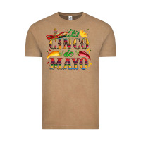 Vintage Coffee cinco de mayo with pepper and sombrero Vintage Tee - Artiststas