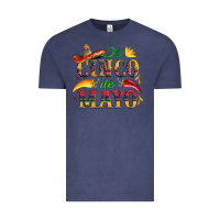 Vintage Denim cinco de mayo with pepper and sombrero Vintage Tee - Artiststas