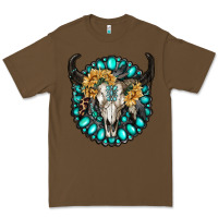 Cacao gamestone with bull skull Premium Tee - RanaPortraitStore