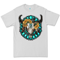 Dove Grey gamestone with bull skull Premium Tee - RanaPortraitStore