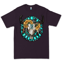 Plum gamestone with bull skull Premium Tee - RanaPortraitStore