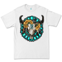 White gamestone with bull skull Premium Tee - RanaPortraitStore