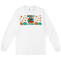 White gobble till you wobble Long Sleeve Tee - JahusDesignShop