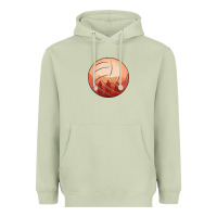 Matcha Cowboy Sunset Volleyball Heavyweight Hoodie - Bettercallsaul