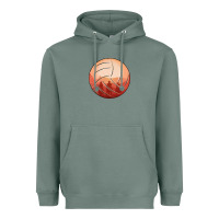 Sage Cowboy Sunset Volleyball Heavyweight Hoodie - Bettercallsaul
