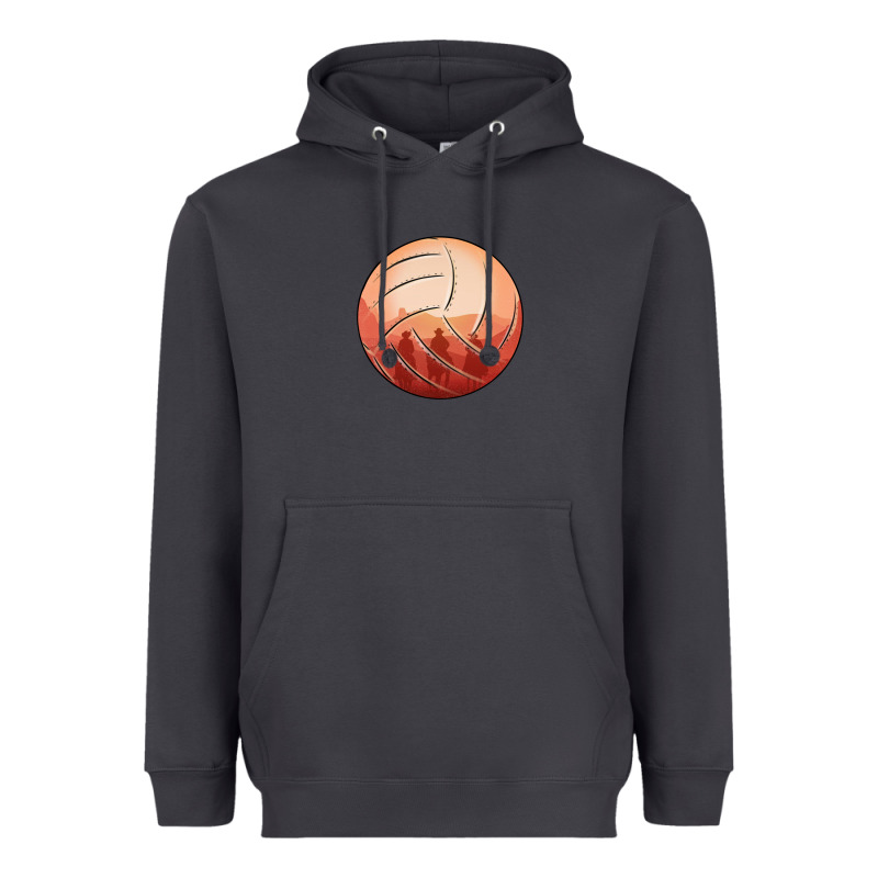 Cowboy Sunset Volleyball Heavyweight Hoodie by Bettercallsaul | Teevron