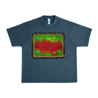Midnight Navy christmas lights background Urban Heavy Tee - AdoDesignShop