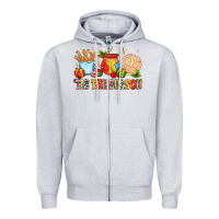 Heather Grey 'tis the season Zipper Hoodie - MaliasSmallBusiness