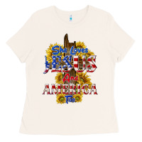 Bone she loves jesus Ladies Tee - texasbilliewilder