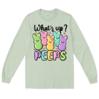 Matcha what's up peeps Long Sleeve Tee - MaliasSmallBusiness
