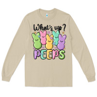 Mushroom what's up peeps Long Sleeve Tee - MaliasSmallBusiness