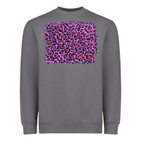 Storm lilac leopard with red glitter Heavyweight Sweatshirt - Artiststas