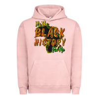 Pigment Salmon It's the black history for me Urban Hoodie - HowdyJamesFarm