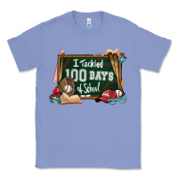 Colony Blue I tacked 100 days school Baseball Classic Tee - NancyCooperArtShop