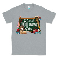 Heather Grey I tacked 100 days school Baseball Classic Tee - NancyCooperArtShop