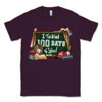 Plum I tacked 100 days school Baseball Classic Tee - NancyCooperArtShop