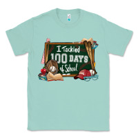 Seafoam I tacked 100 days school Baseball Classic Tee - NancyCooperArtShop