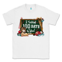 White I tacked 100 days school Baseball Classic Tee - NancyCooperArtShop