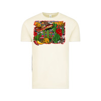 Vintage Arctic mexican cacti background Vintage Tee - Artiststas