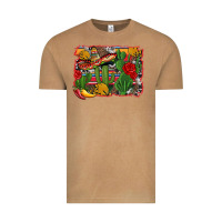 Vintage Camel mexican cacti background Vintage Tee - Artiststas