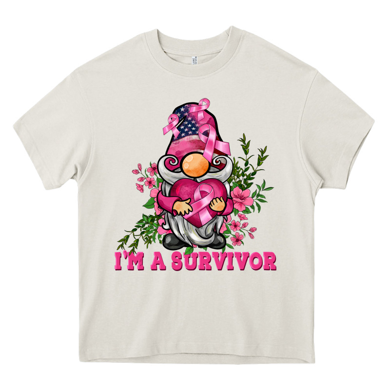 I'm A Survivor Gnome Heavy Core Tee by BarkalooDesign | Teevron