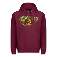 Burgundy oncology nurse juneteenth Premium Hoodie - NancyCooperArtShop