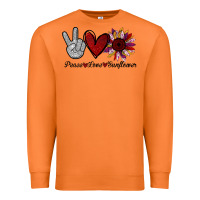Carrot peace love sunflower Premium Sweatshirt - Bettercallsaul